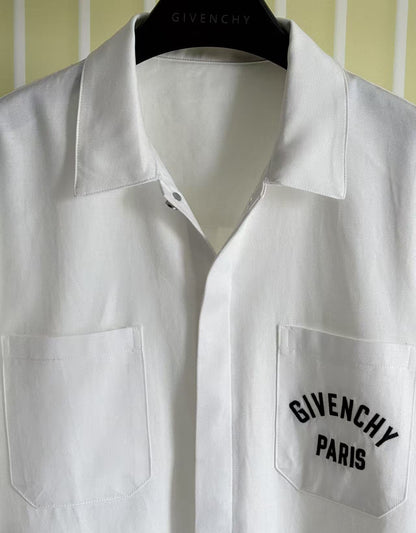 Givenchy Pocket Embroidered Logo Shirt – 25SS