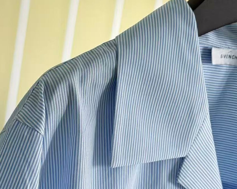 Givenchy Striped Logo Print Shirt – 25SS