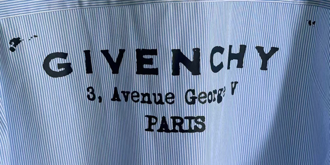 Givenchy Striped Logo Print Shirt – 25SS