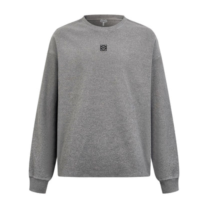 Loewe Anagram Embroidered Long Sleeve Sweatshirt