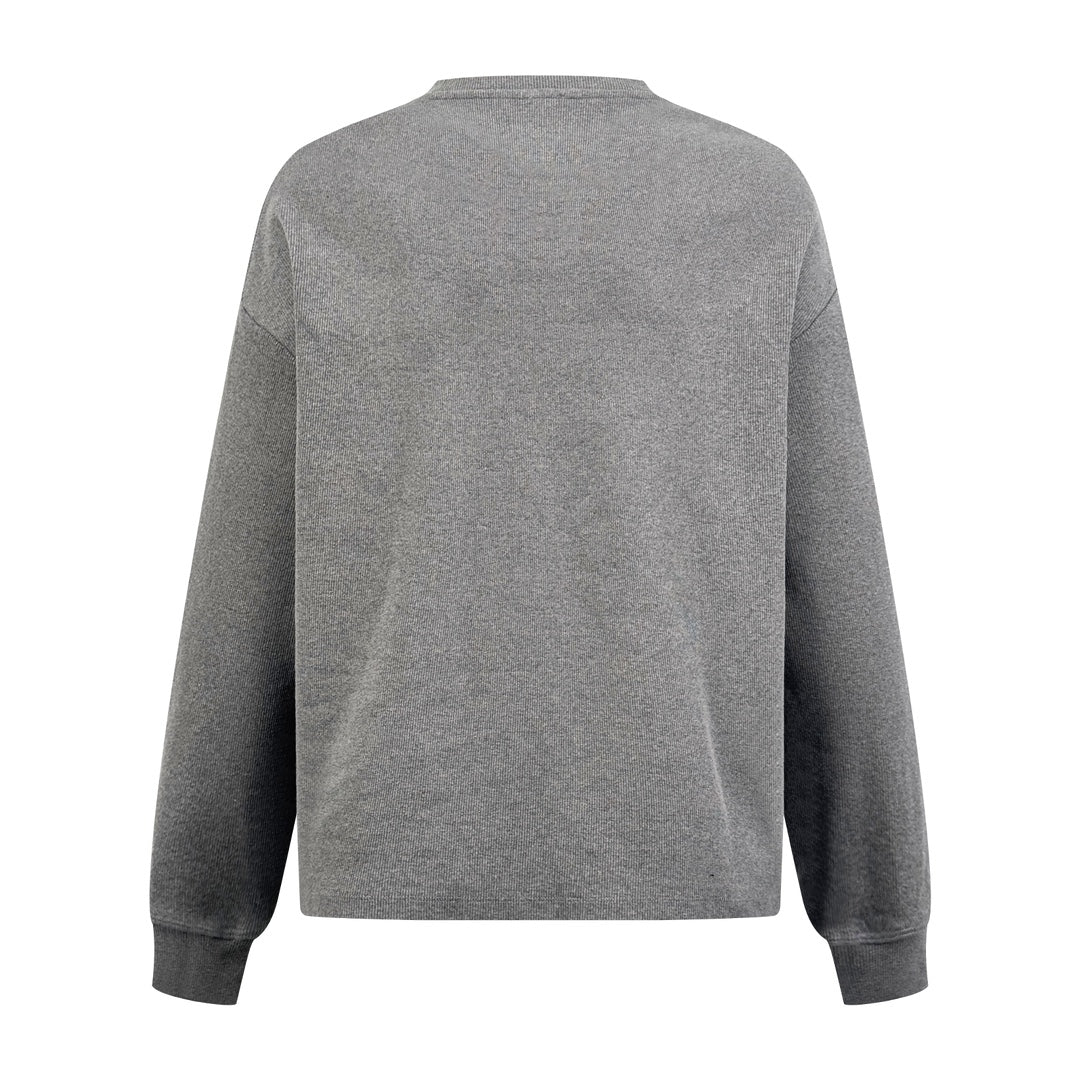 Loewe Anagram Embroidered Long Sleeve Sweatshirt