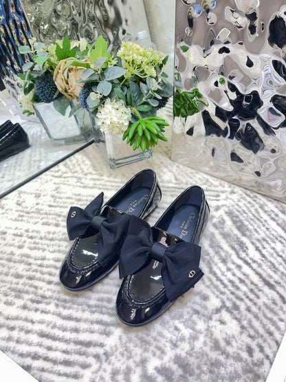 Dior Diorissimo Patent Leather Loafers – 2025 Fall Collection