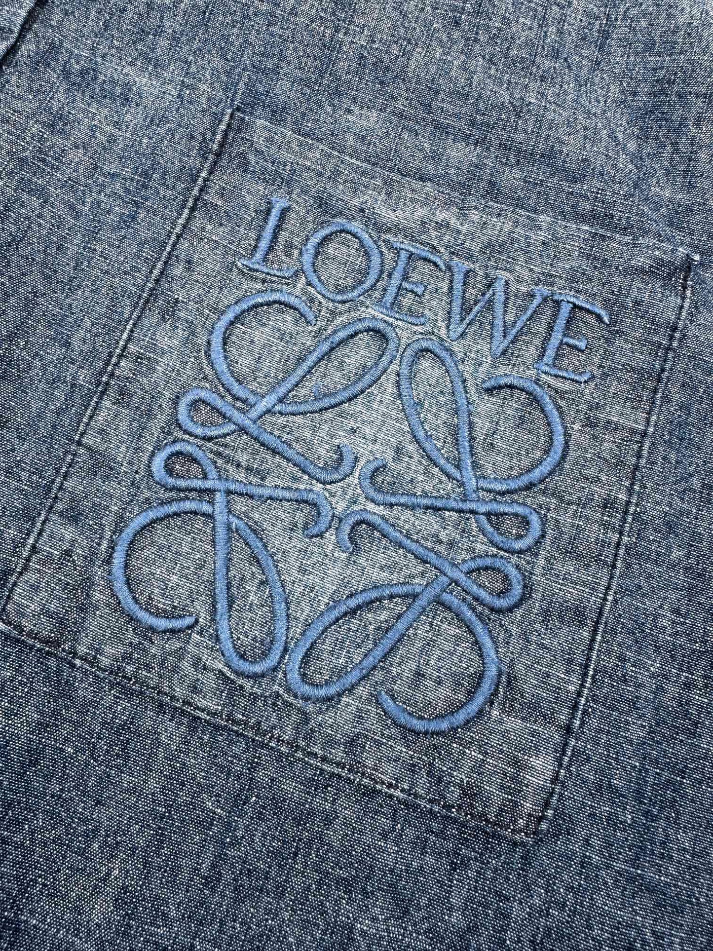 Loewe Anagram Gradient Embroidered Pocket Shirt