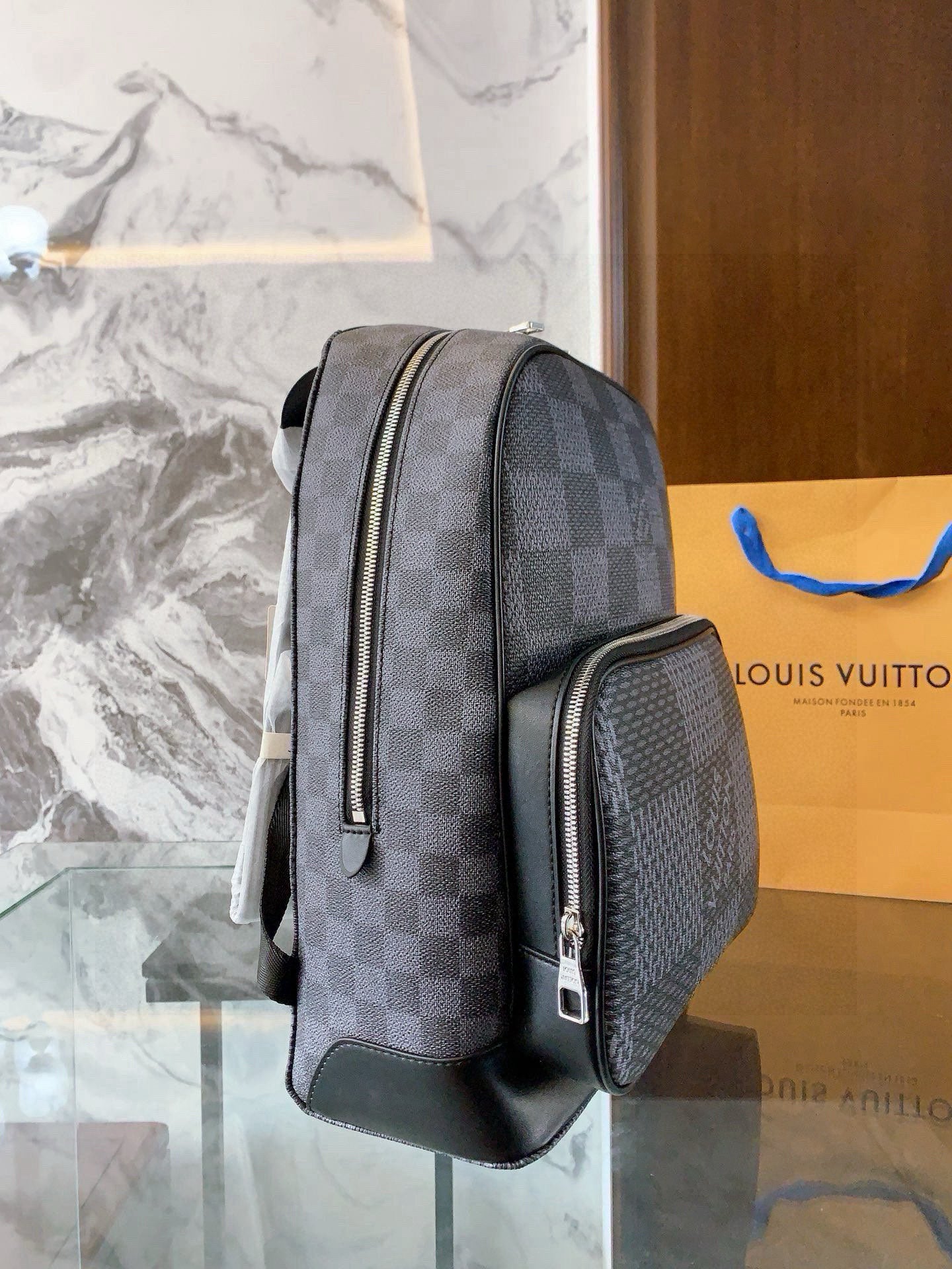 Louis Vuitton Monogram Eclipse Black Backpack