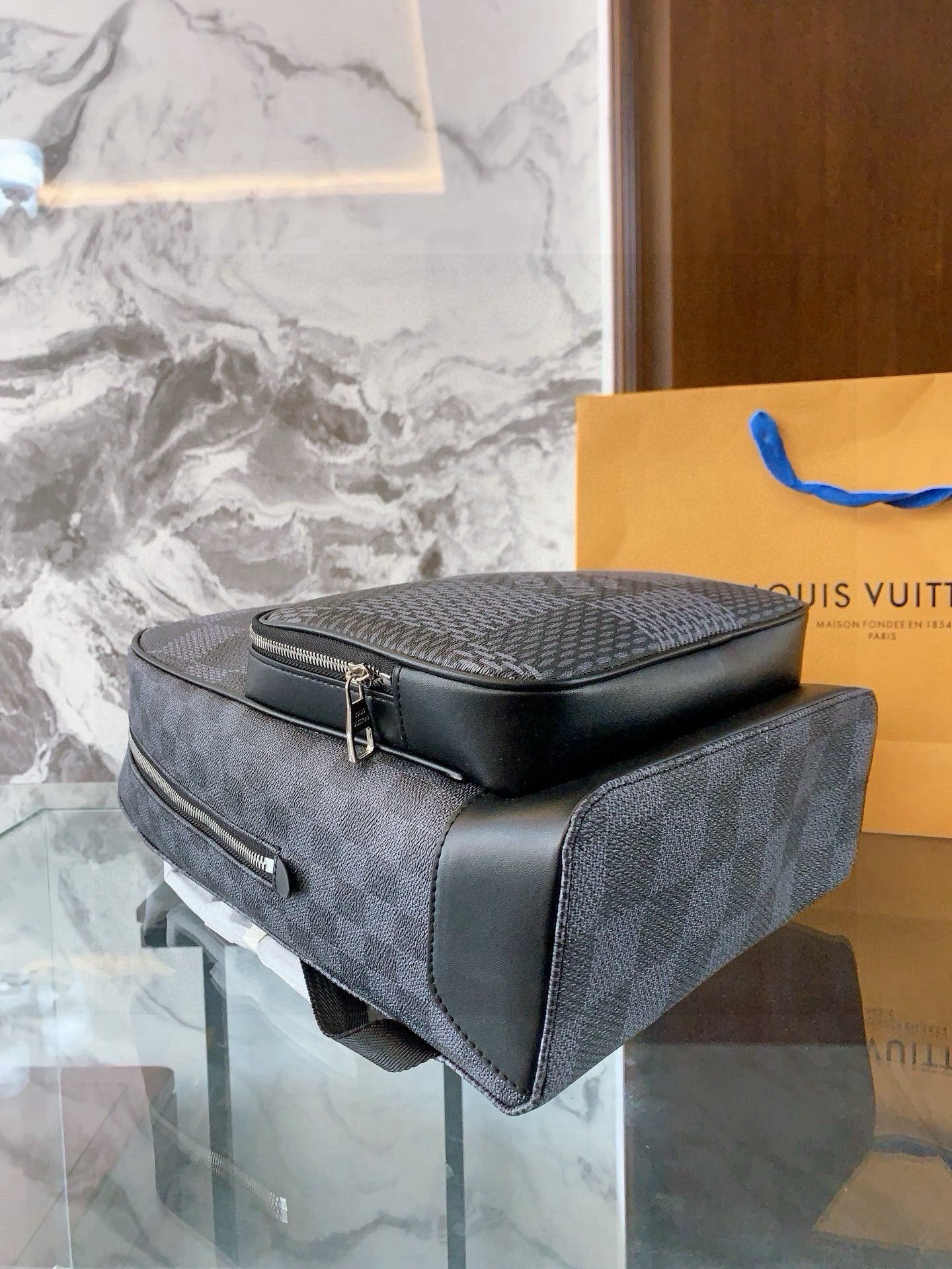 Louis Vuitton Monogram Eclipse Black Backpack