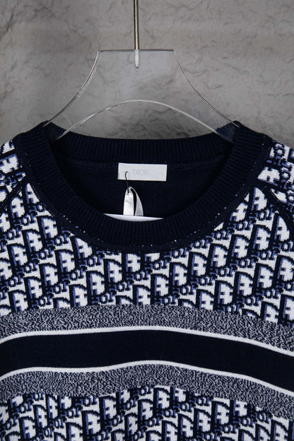 Dior Monogram Double-Sided Jacquard Crewneck Sweater – 24SS