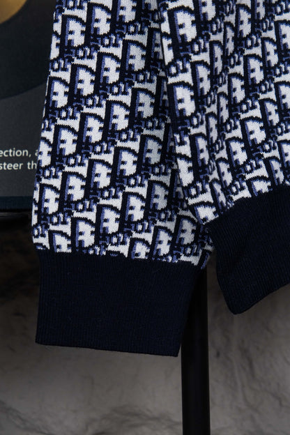 Dior Monogram Double-Sided Jacquard Crewneck Sweater – 24SS