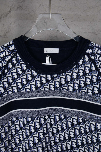 Dior Monogram Double-Sided Jacquard Crewneck Sweater – 24SS
