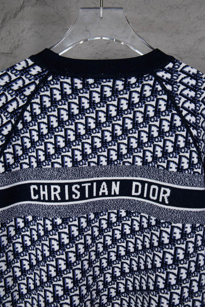 Dior Monogram Double-Sided Jacquard Crewneck Sweater – 24SS