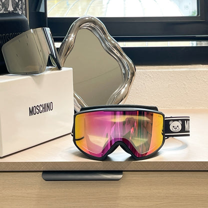 Moschino Bear Magnetic Dual-Lens Ski Goggles