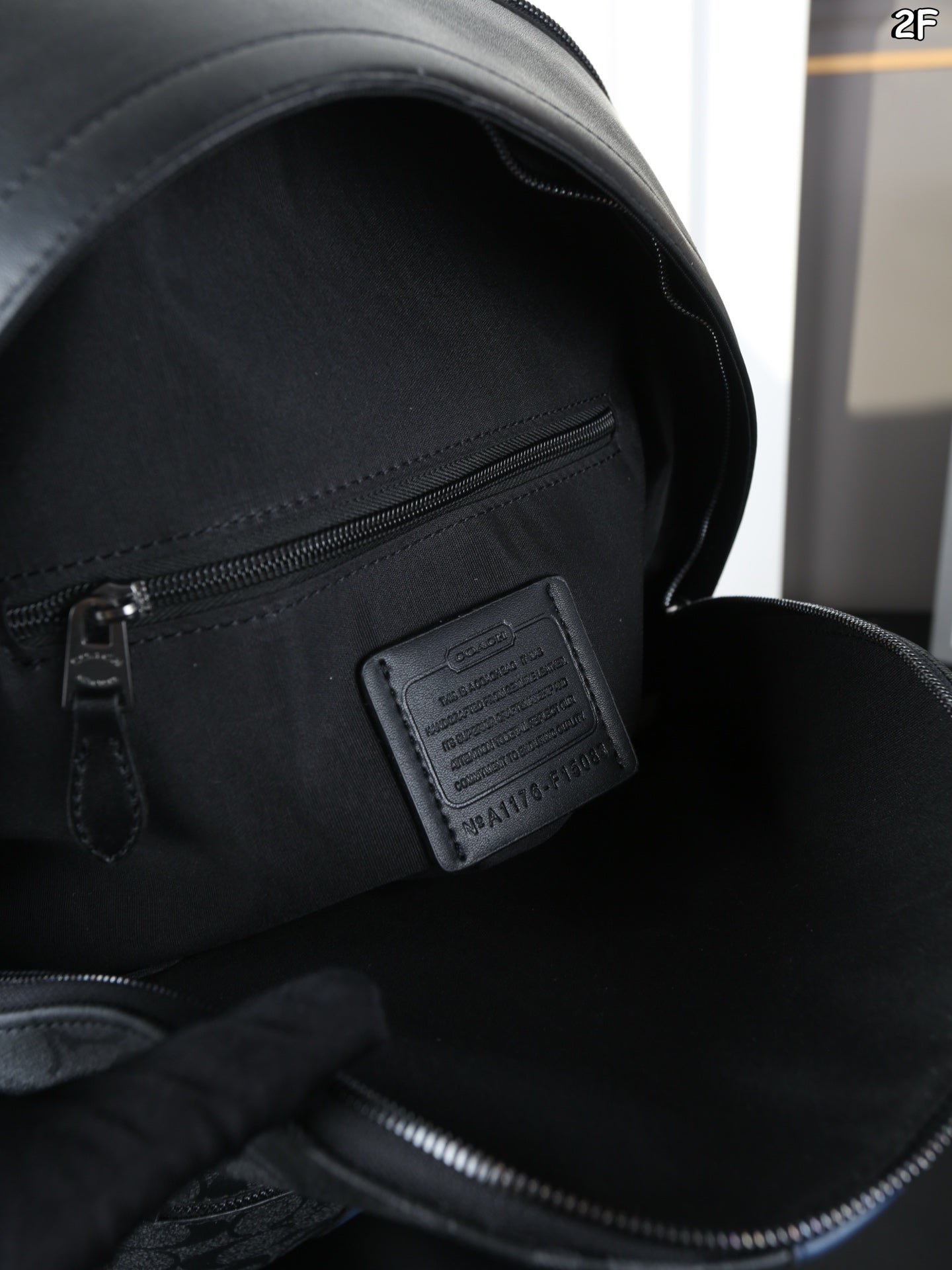 Coach West Striped Backpack