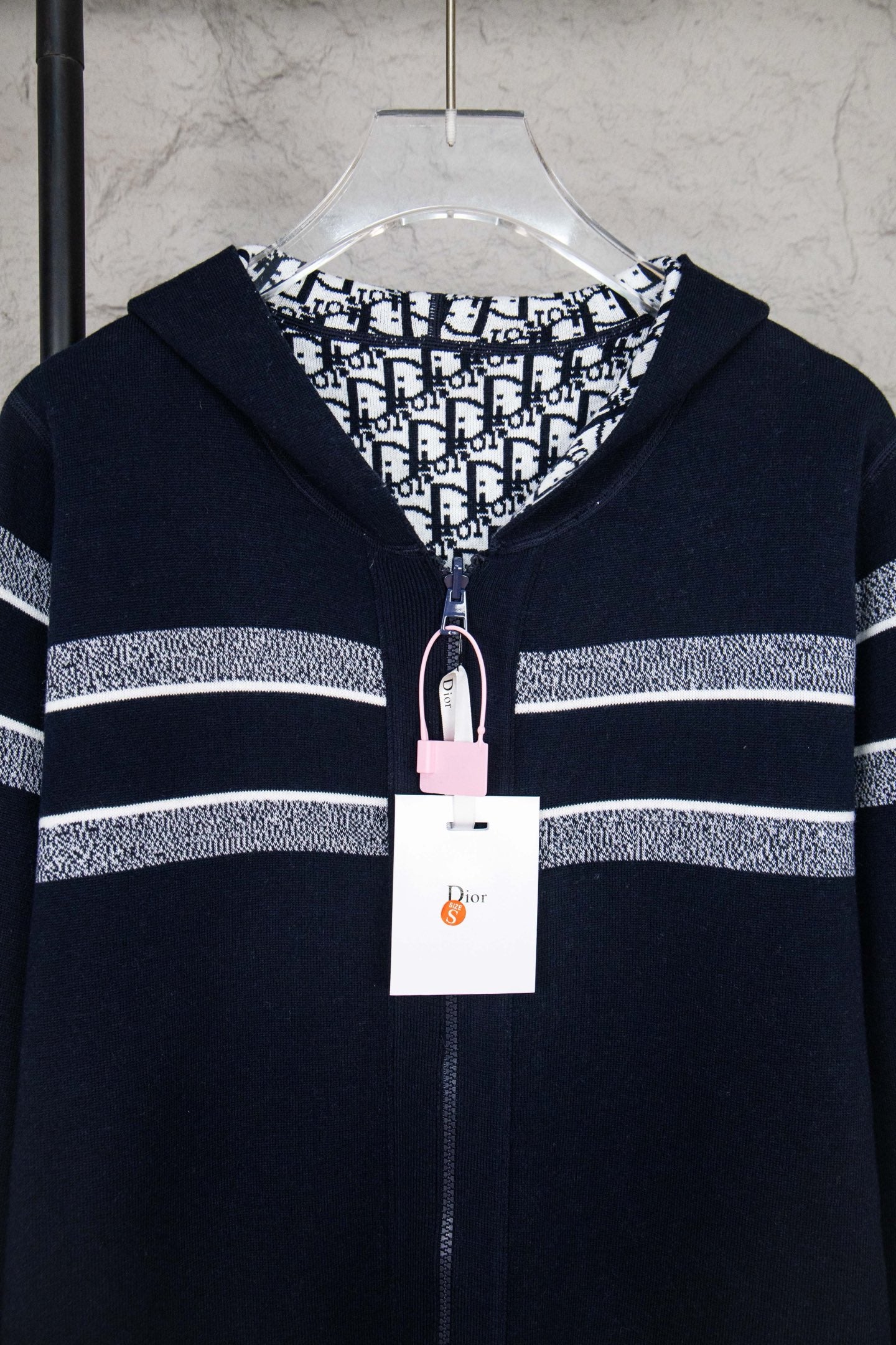 Dior Monogram Jacquard Zip Cardigan – 24SS
