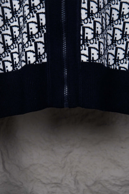 Dior Monogram Jacquard Zip Cardigan – 24SS