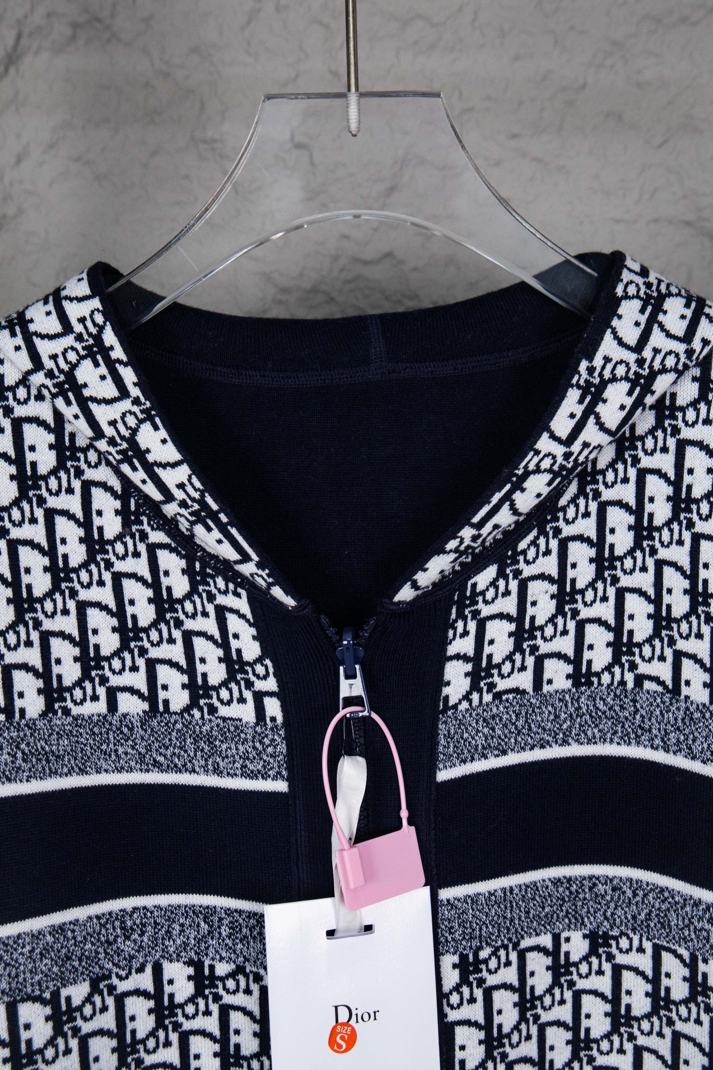 Dior Monogram Jacquard Zip Cardigan – 24SS