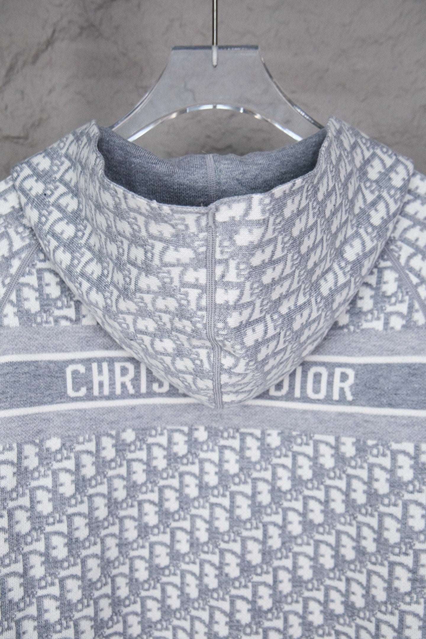 Dior Monogram Jacquard Zip Cardigan – 24SS