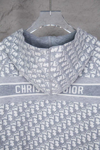 Dior Monogram Jacquard Zip Cardigan – 24SS