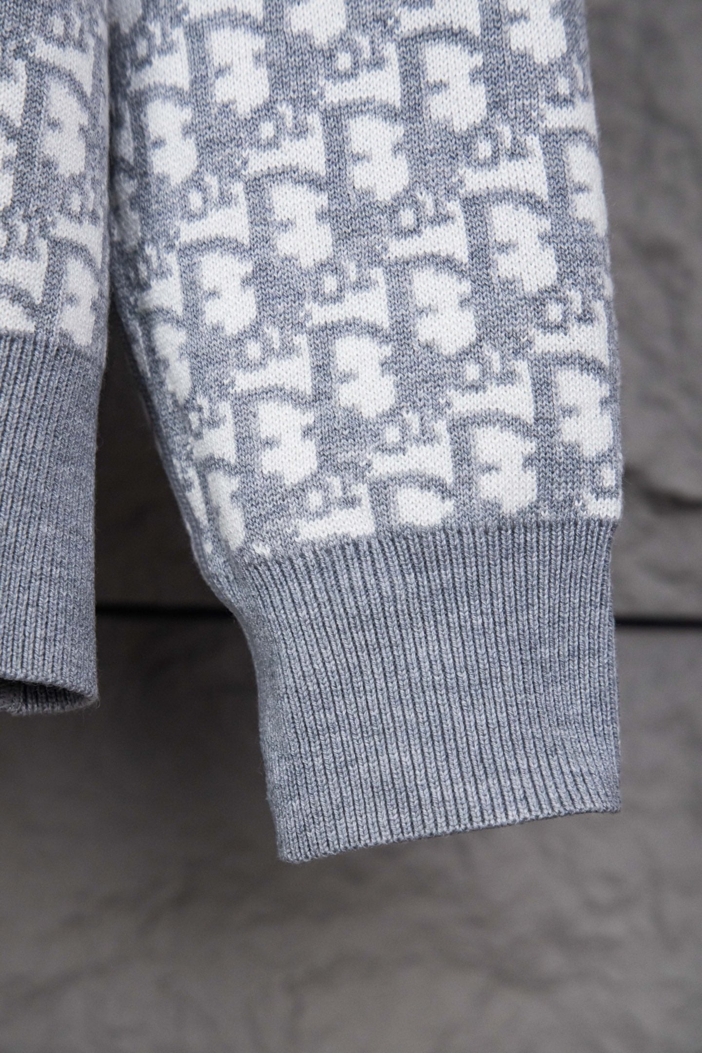 Dior Monogram Jacquard Zip Cardigan – 24SS