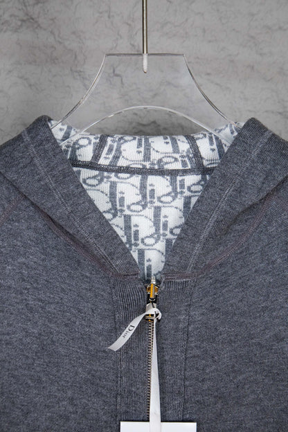 Dior CD Monogram Jacquard Cardigan – 24SS