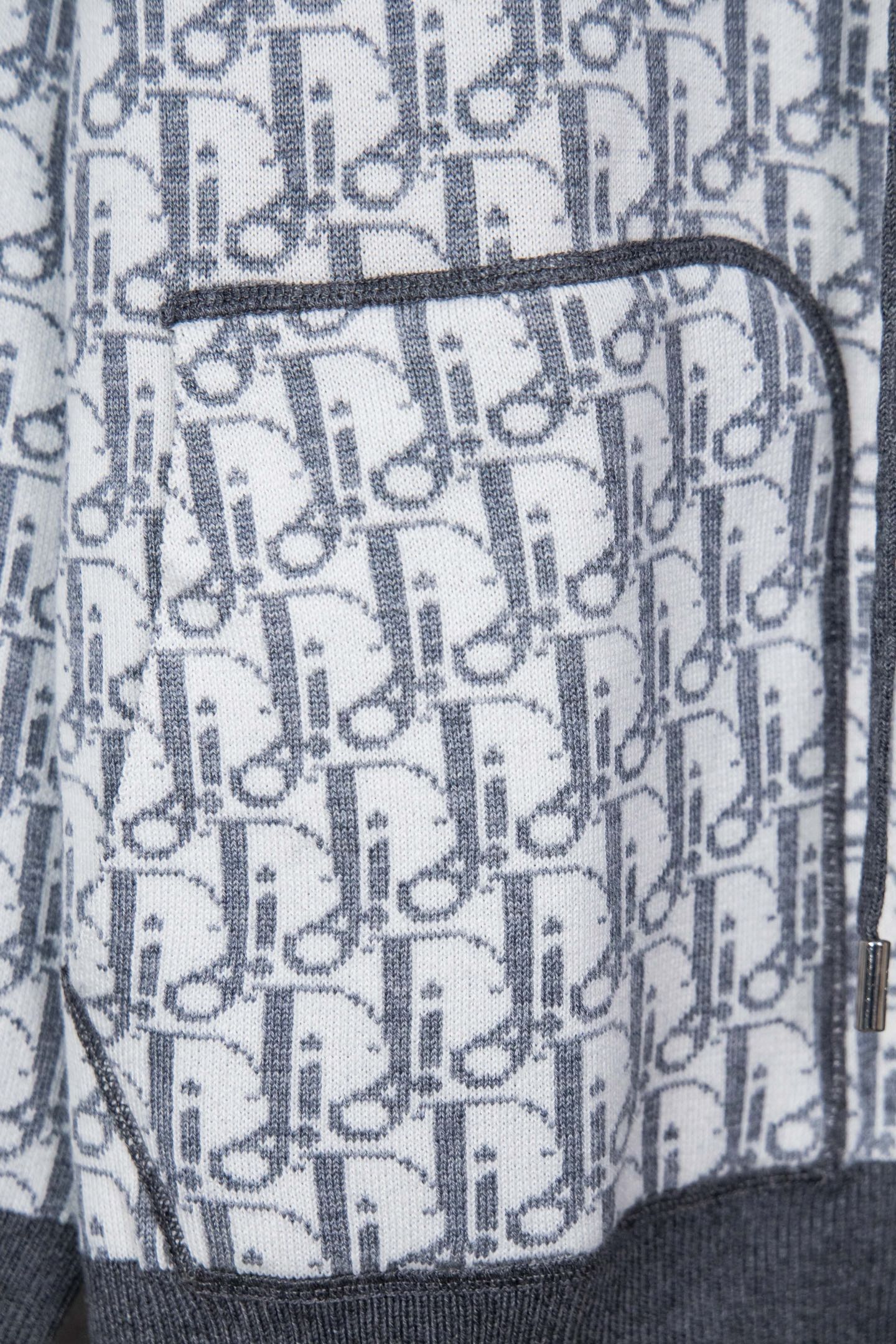 Dior CD Monogram Jacquard Cardigan – 24SS