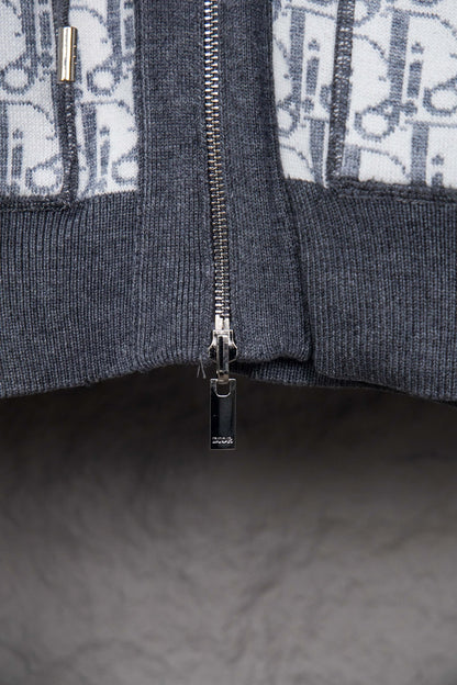 Dior CD Monogram Jacquard Cardigan – 24SS