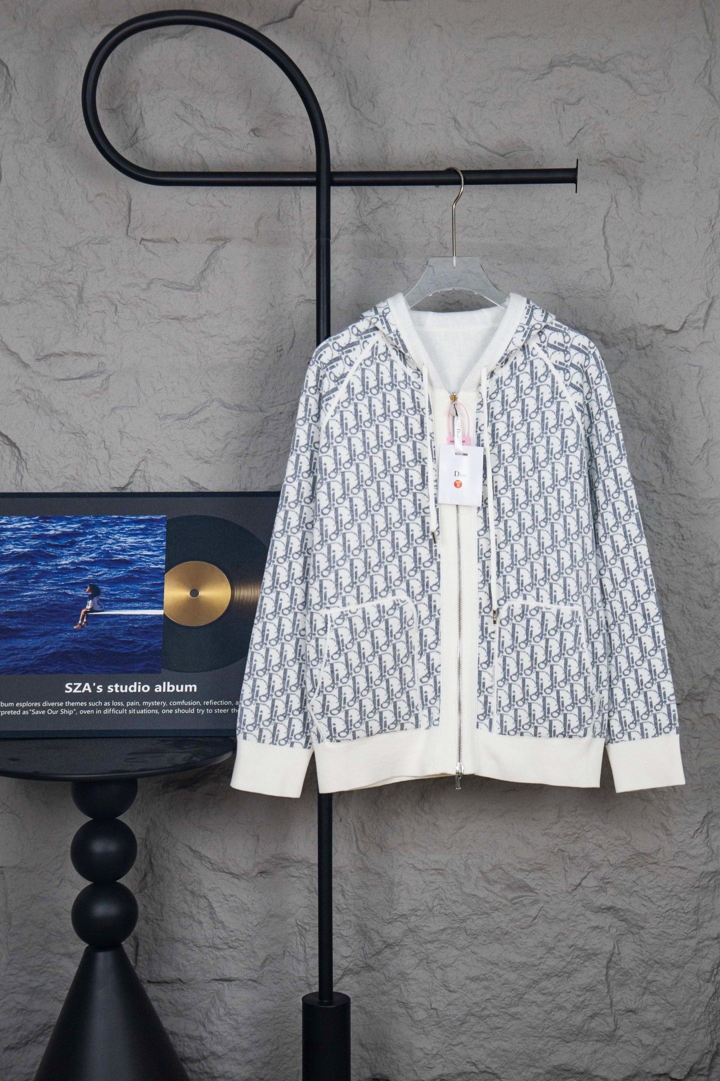 Dior CD Monogram Jacquard Cardigan – 24SS