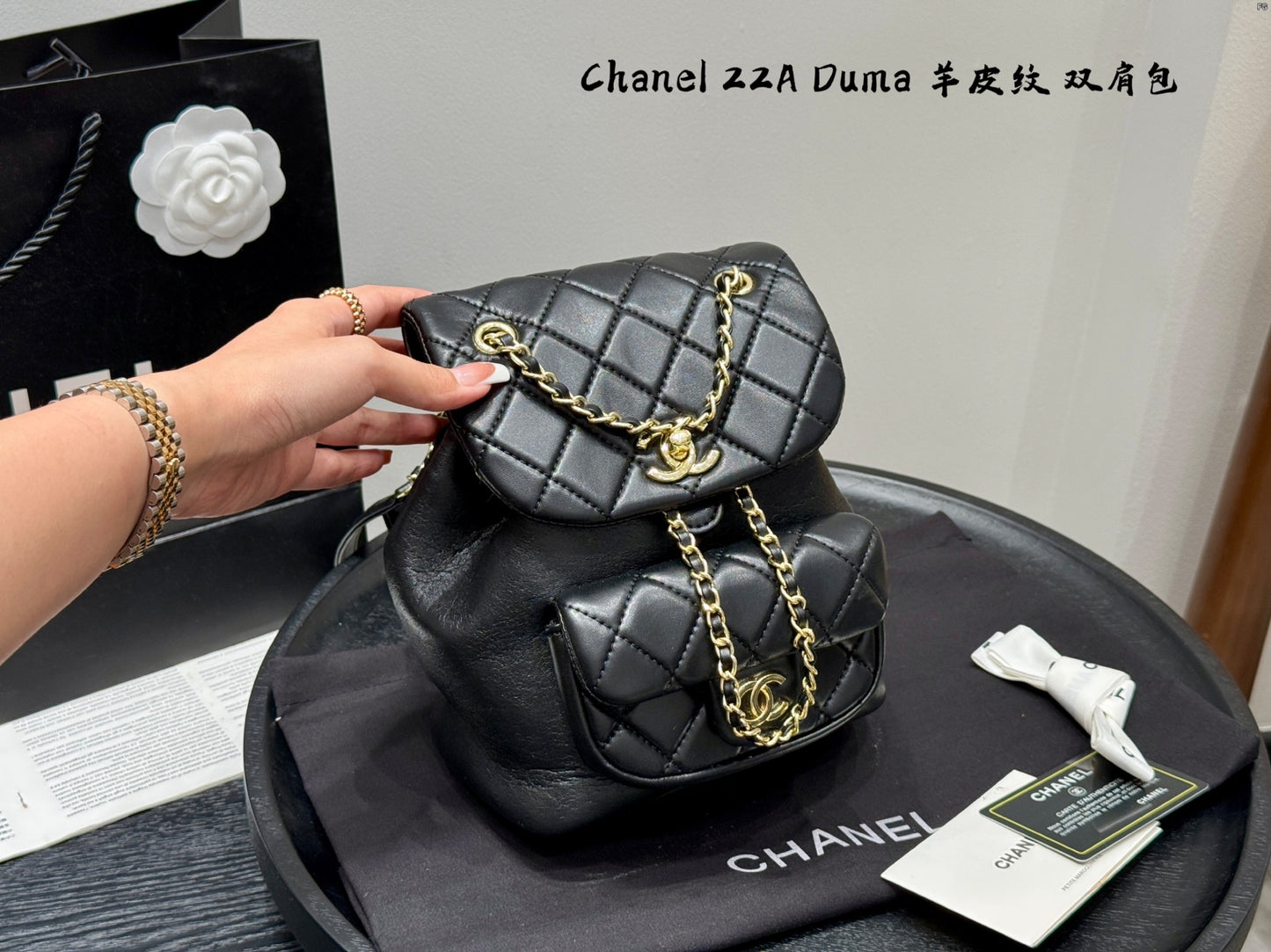 Chanel 22A Duma Lambskin Backpack – 22FW
