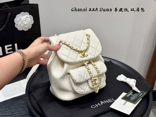 Chanel 22A Duma Lambskin Backpack – 22FW
