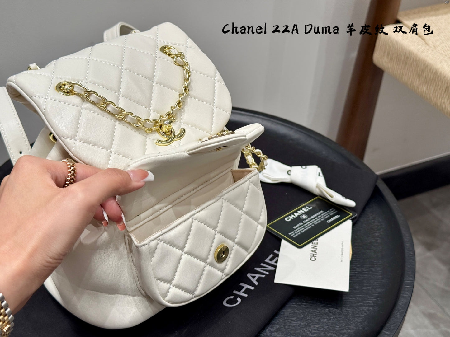 Chanel 22A Duma Lambskin Backpack – 22FW