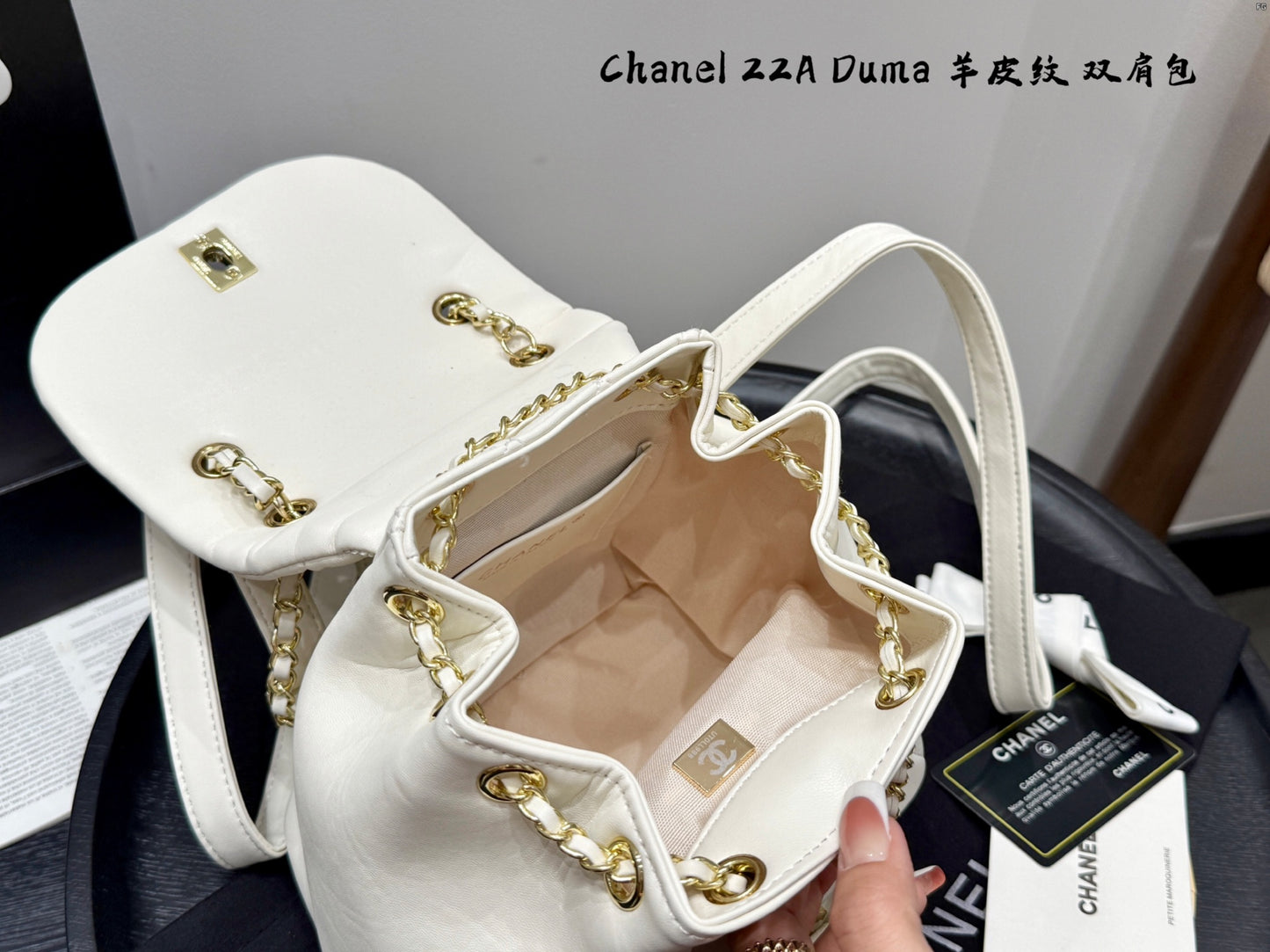 Chanel 22A Duma Lambskin Backpack – 22FW