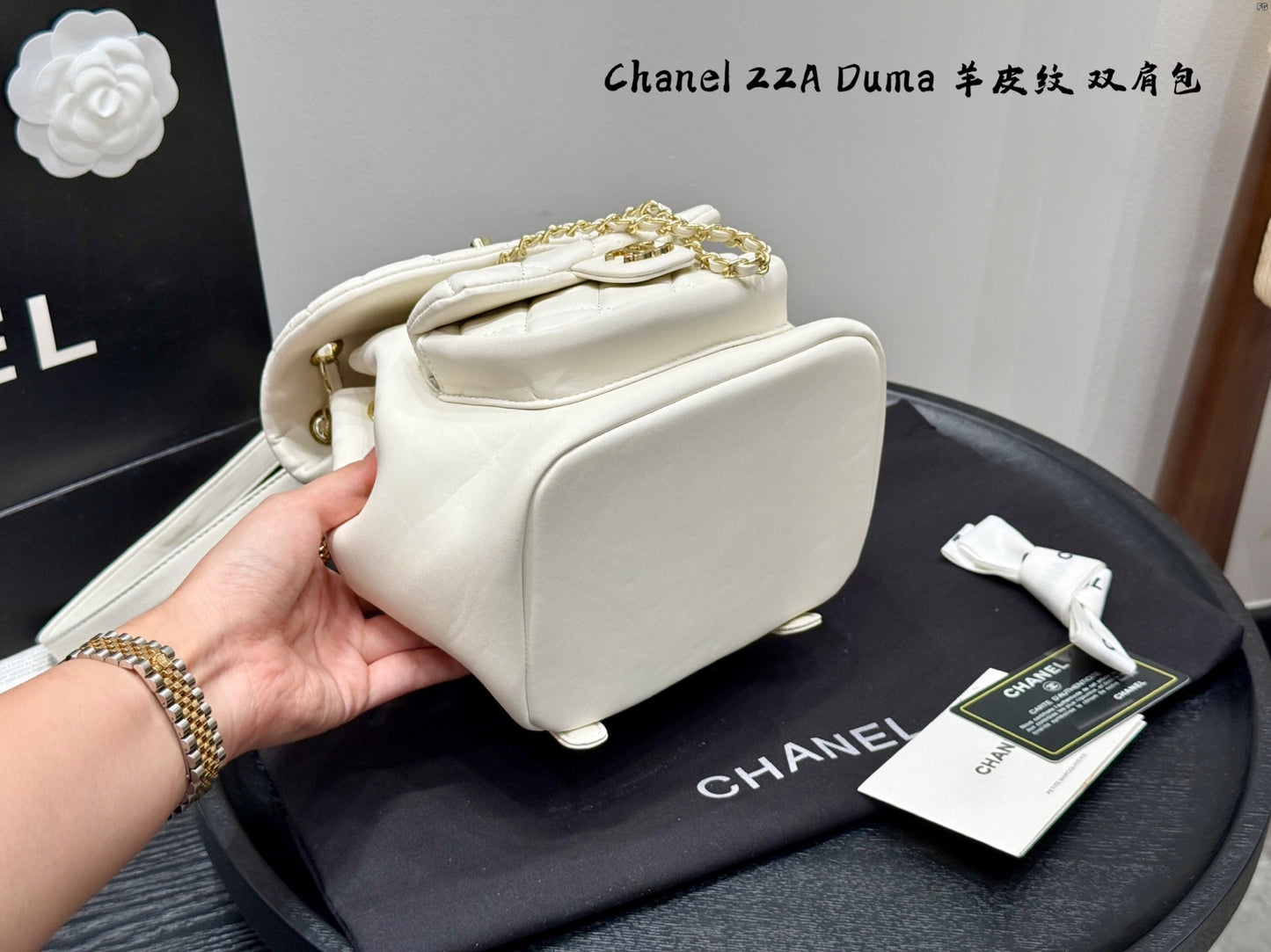 Chanel 22A Duma Lambskin Backpack – 22FW