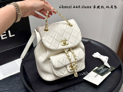 Chanel 22A Duma Lambskin Backpack – 22FW