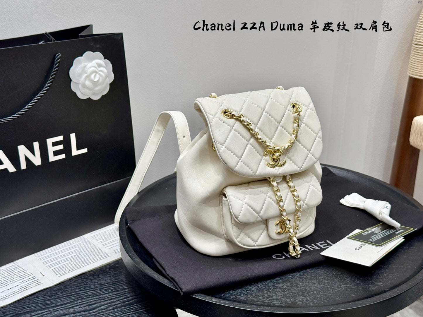 Chanel 22A Duma Lambskin Backpack – 22FW