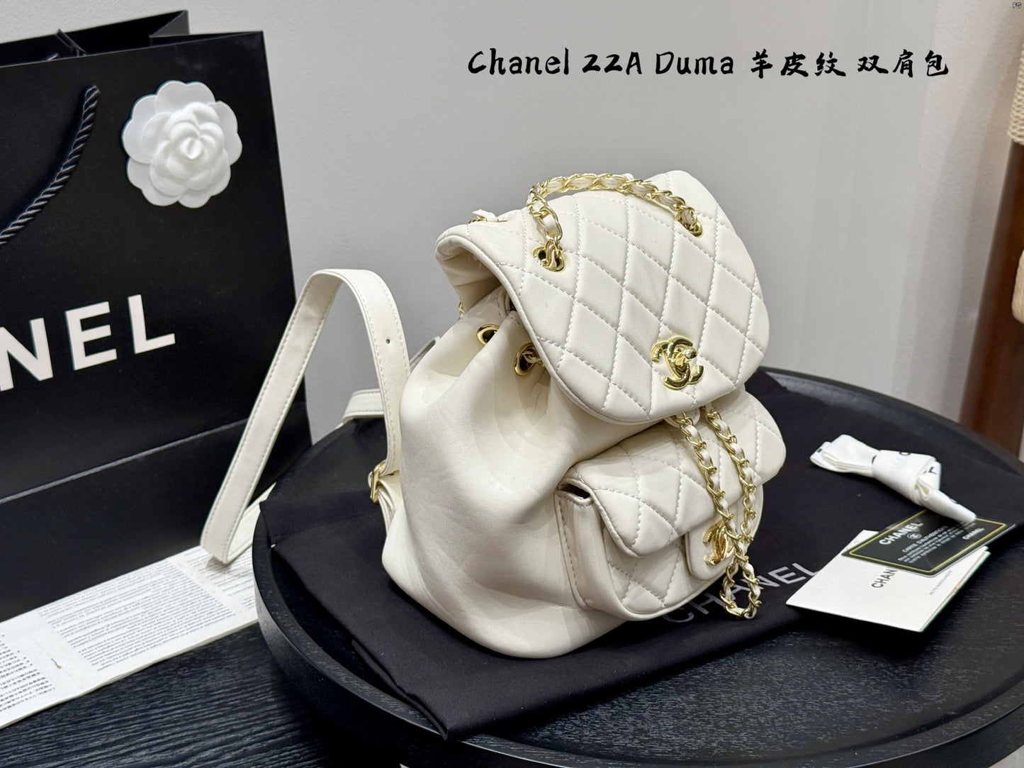 Chanel 22A Duma Lambskin Backpack – 22FW
