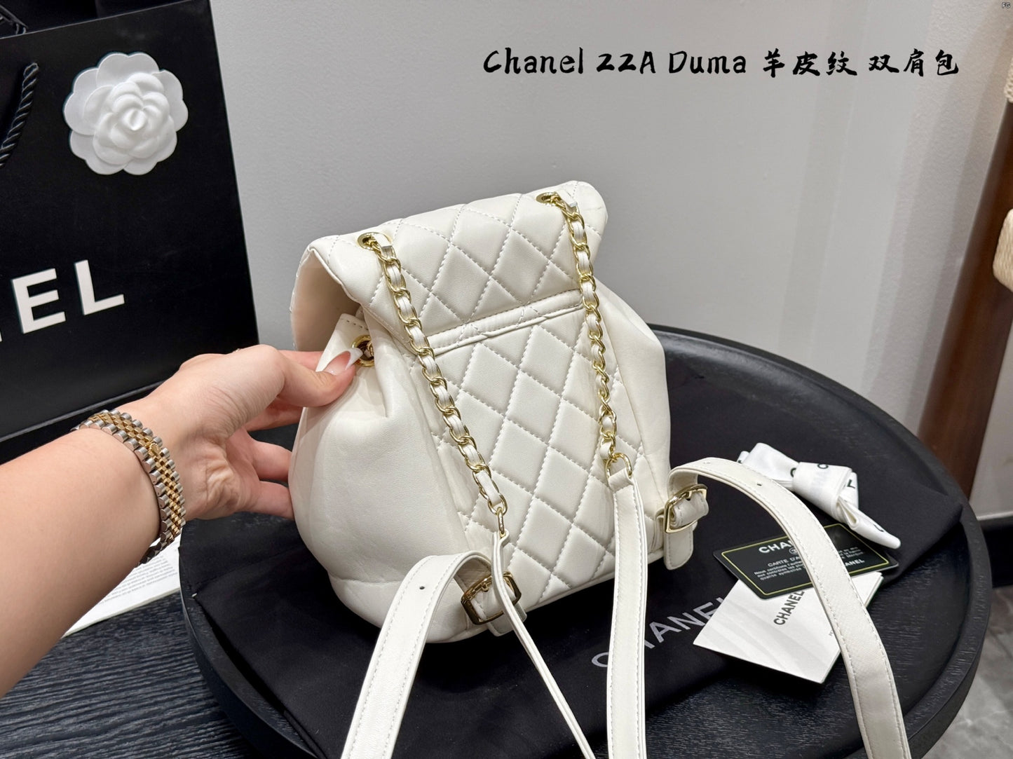 Chanel 22A Duma Lambskin Backpack – 22FW