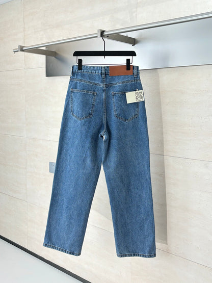 Loewe Anagram Laser-Cut Denim Jeans – 24FW