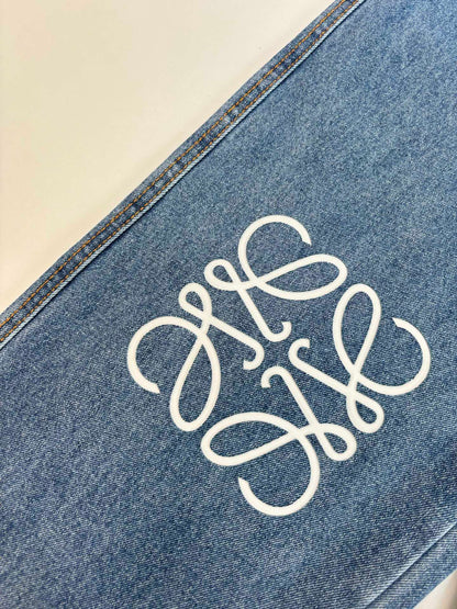 Loewe Anagram Laser-Cut Denim Jeans – 24FW