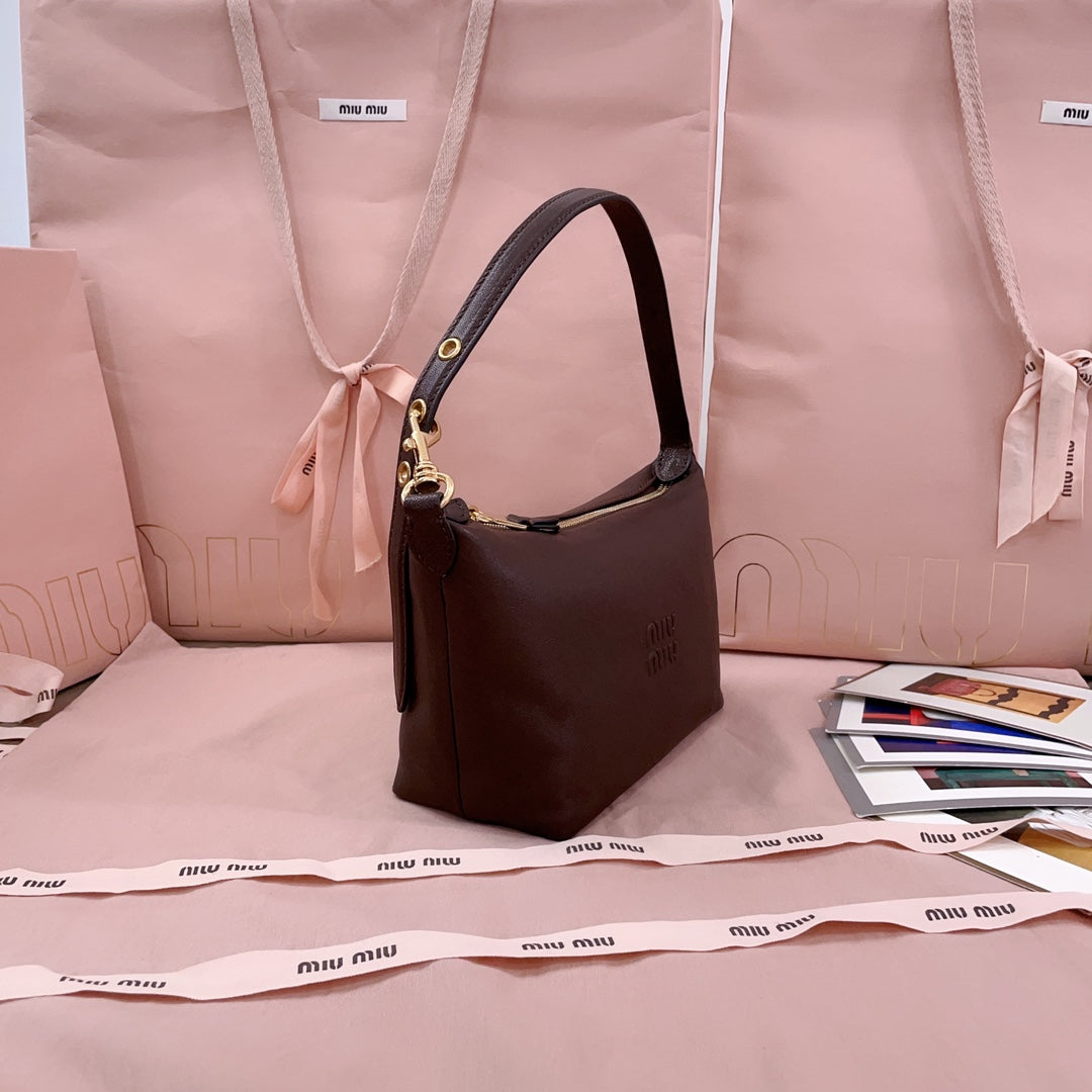 Miu Miu Vintage Sheepskin Lunchbox Bag