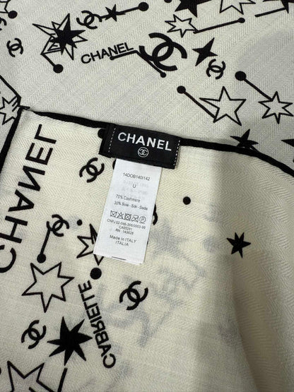 Chanel Silk Cashmere Scarf – 2025 Fall/Winter Collection
