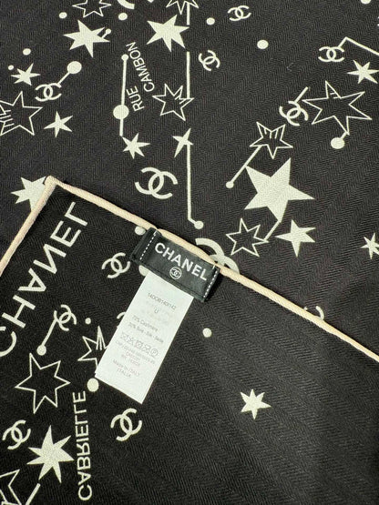 Chanel Silk Cashmere Scarf – 2025 Fall/Winter Collection