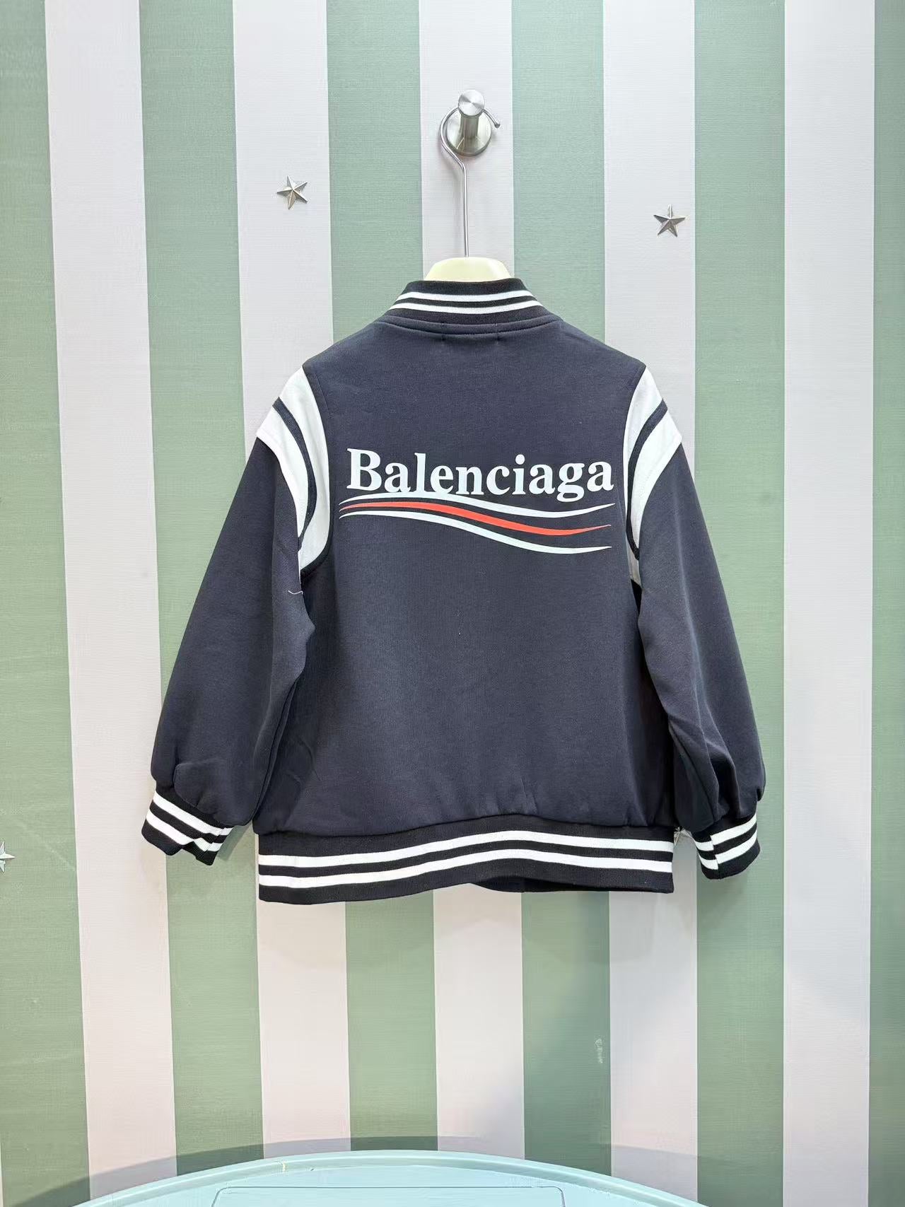 Balenciaga Baseball Bomber Jacket – Kids Collection – 2025 AW