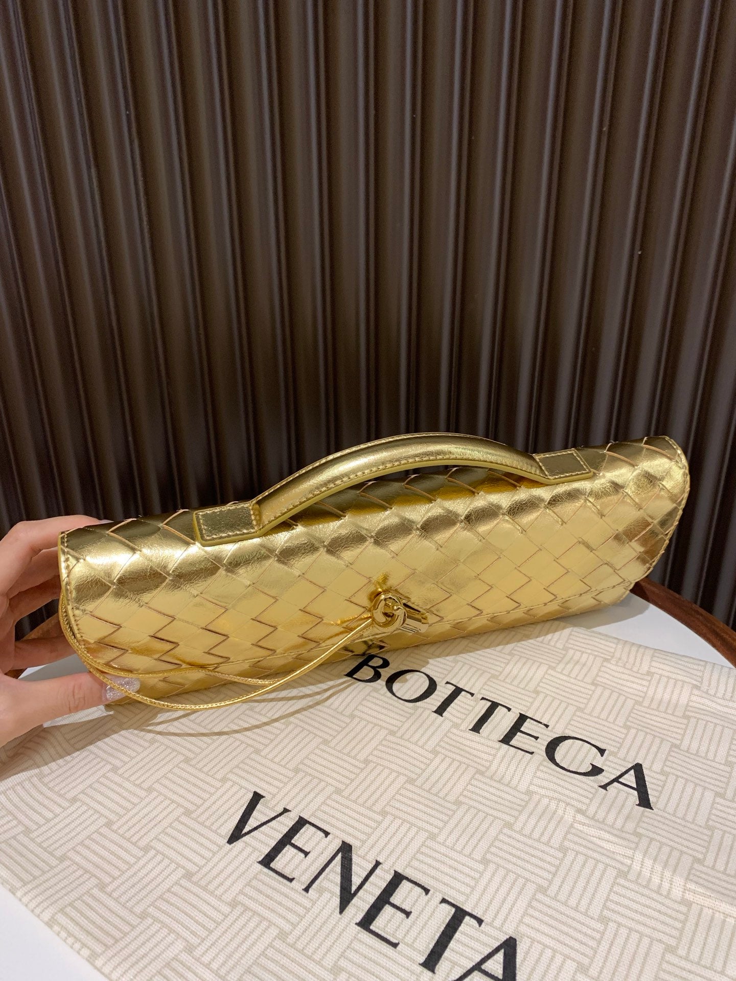 Bottega Veneta Andiamo Clutch Bag