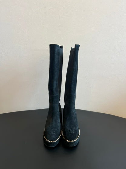 Chanel Platform Chelsea Boots – 2025 Spring/Summer Collection – 25SS