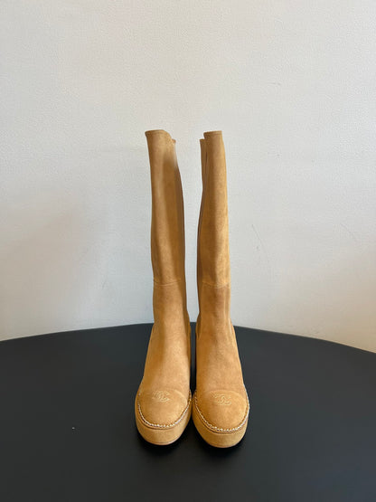 Chanel Platform Chelsea Boots – 2025 Spring/Summer Collection – 25SS
