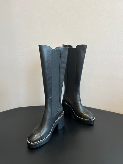 Chanel Platform Chelsea Boots – 2025 Spring/Summer Collection – 25SS