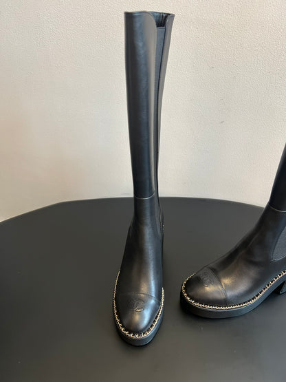 Chanel Platform Chelsea Boots – 2025 Spring/Summer Collection – 25SS