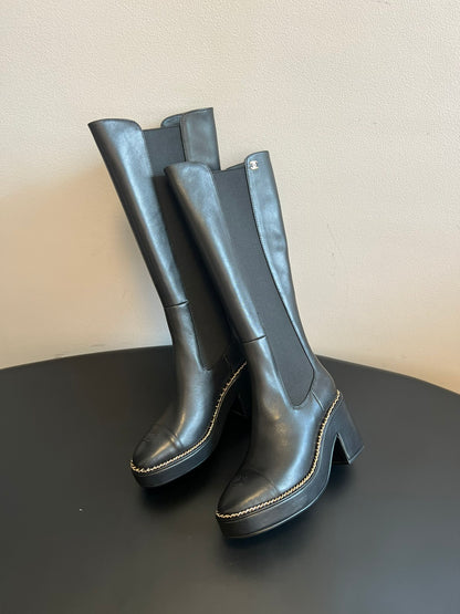 Chanel Platform Chelsea Boots – 2025 Spring/Summer Collection – 25SS