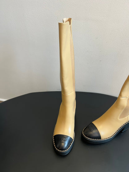 Chanel Platform Chelsea Boots – 2025 Spring/Summer Collection – 25SS