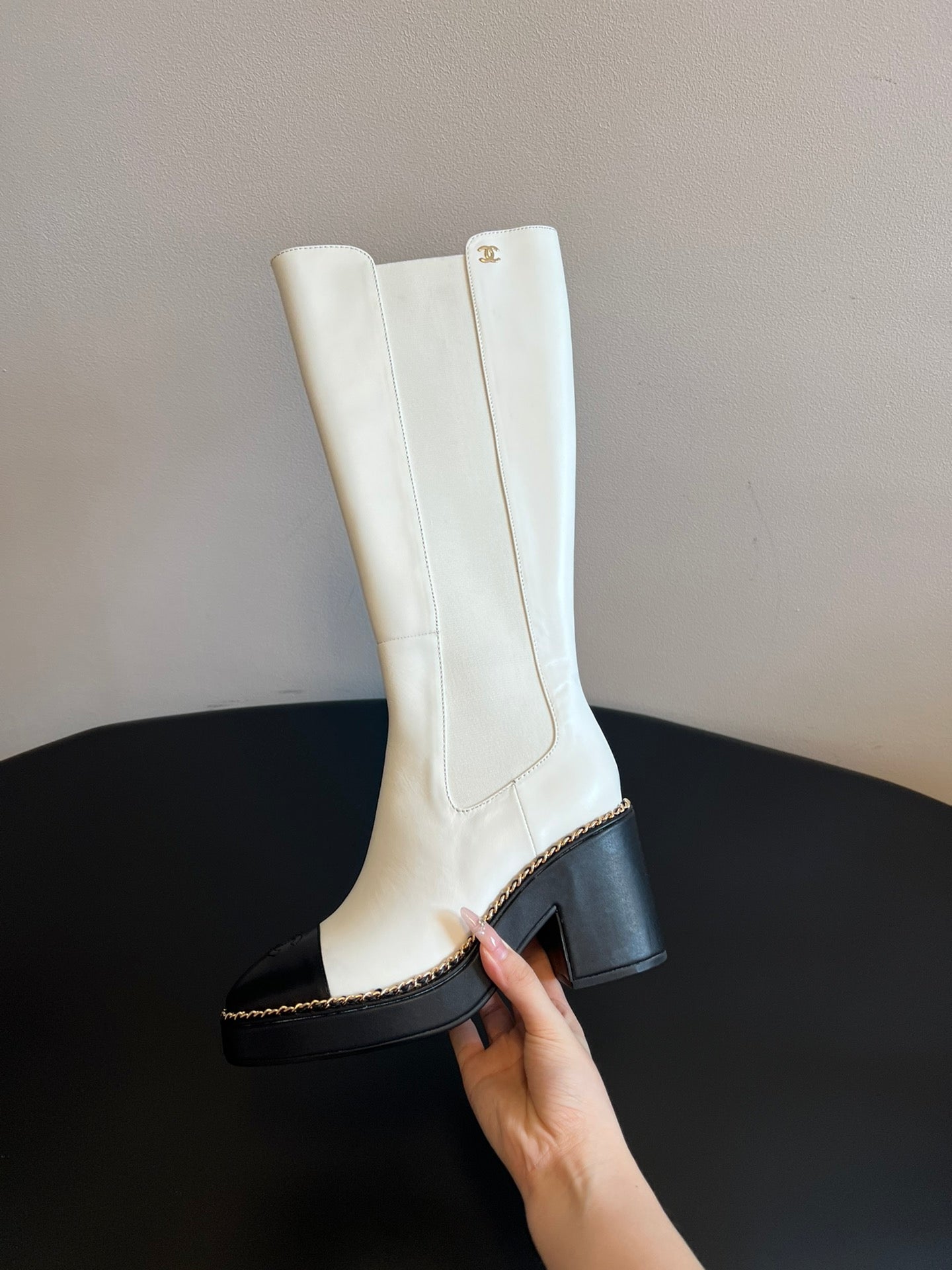 Chanel Platform Chelsea Boots – 2025 Spring/Summer Collection – 25SS