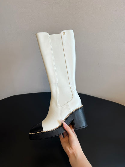 Chanel Platform Chelsea Boots – 2025 Spring/Summer Collection – 25SS