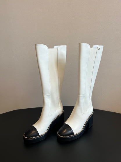 Chanel Platform Chelsea Boots – 2025 Spring/Summer Collection – 25SS